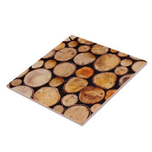 Textur aus Holz Fliese (Seite)