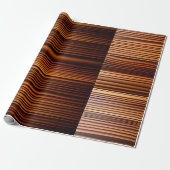 Textur aus Holz geometrisches Muster Geschenkpapier (Ungerollt)