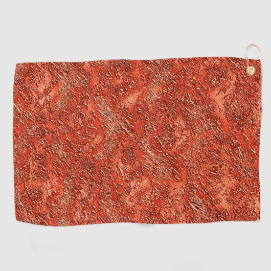 Textur aus kleinen Furchen auf Kardinal rot bis Ku Golfhandtuch (Horizontal)