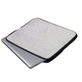Textur aus Leinwand Laptopschutzhülle (Vorne Knopf)