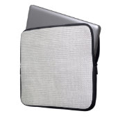 Textur aus Leinwand Laptopschutzhülle (Vorderseite Links)