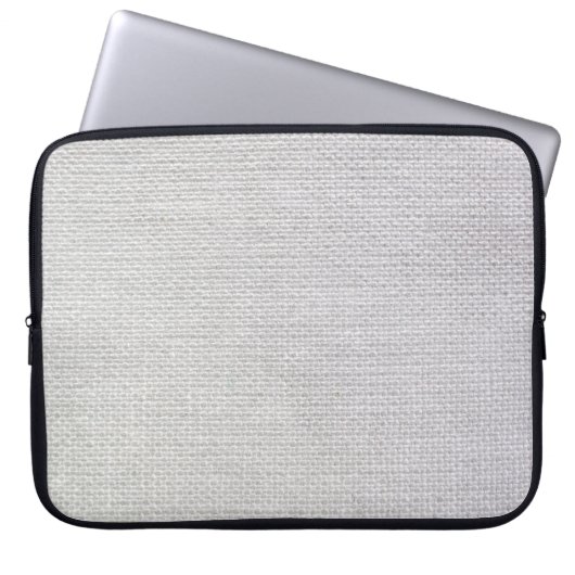 Textur aus Leinwand Laptopschutzhülle (Vorderseite)