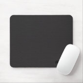 Textur aus schwarzem Leder - Custom Monogram Mouse Mousepad (Mit Mouse)