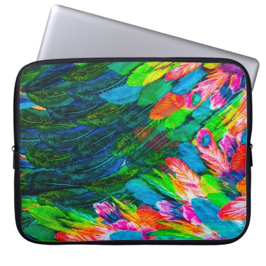 Textur aus Seidenstoff. Hintergrund. farbenfrohe F Laptopschutzhülle (Vorderseite)