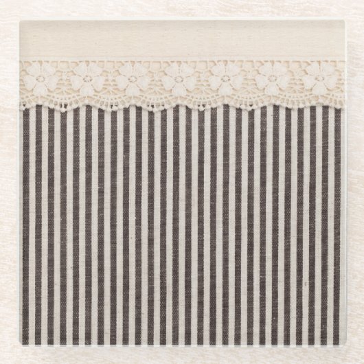 Textur aus Spitzen, Hintergrund. Glasuntersetzer (Vorderseite)