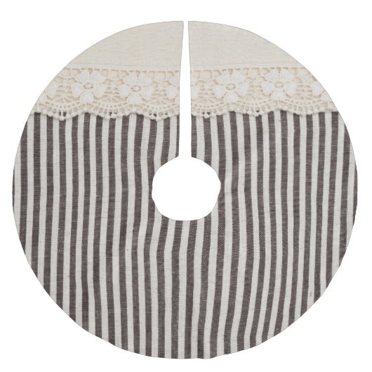 Textur aus Spitzen, Hintergrund. Polyester Weihnachtsbaumdecke (Vorderseite)