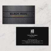 Textur aus StahlblechEngineering Visitenkarte (Vorne/Hinten)