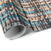 Textur aus Stoff Geschenkpapier (Rolleneckpunkt)