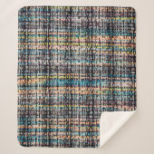 Textur aus Stoff Sherpadecke (Vorderseite)