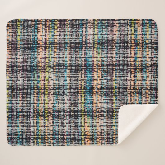 Textur aus Stoff Sherpadecke (Vorderseite (Horizontal))