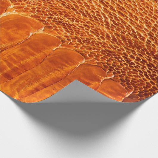 Textur aus Straußenleder Geschenkpapier (Ecke)