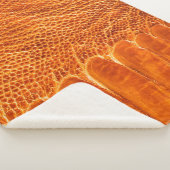 Textur aus Straußenleder Sherpadecke (3/4)