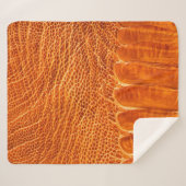 Textur aus Straußenleder Sherpadecke (Vorderseite (Horizontal))