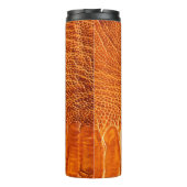 Textur aus Straußenleder Thermosbecher (Rückseite)