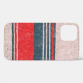 Textur aus Strickwaren mit roten Streifen Case-Mate iPhone Hülle (Rückseite (Horizontal))