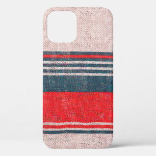 Textur aus Strickwaren mit roten Streifen Case-Mate iPhone Hülle