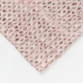 Textur aus Strickwaren mit roten Streifen Fleecedecke (Ecke)