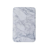 Textur aus weißem Marmor Badematte (Vorderseite Vertikal)
