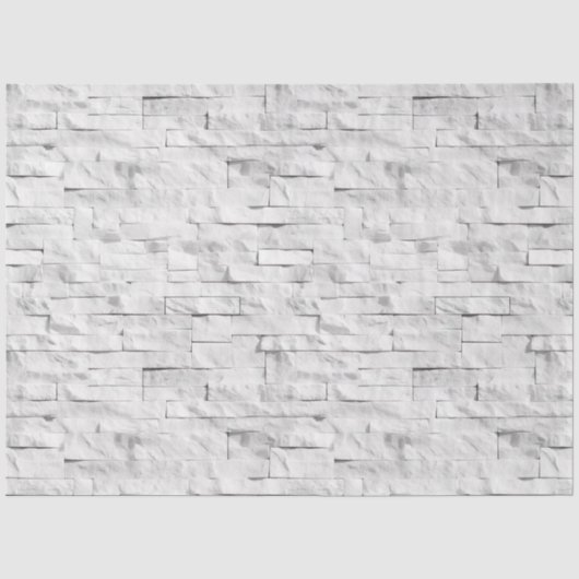 Textur aus weißem Stein 1 Seidenpapier (Vorderseite)