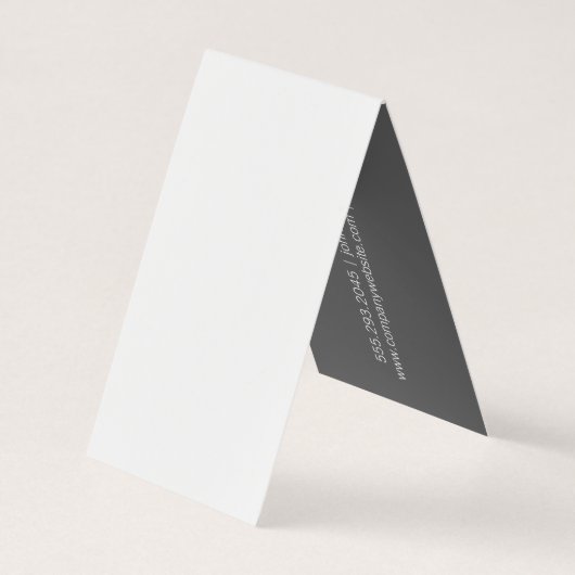 Textur (beige) visitenkarten (Rückseite)