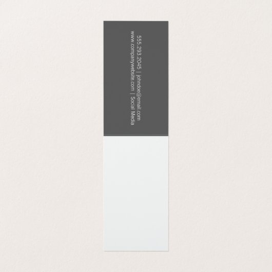 Textur (beige) visitenkarten (Innenseite Aufgefaltet)