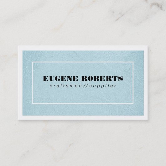 Textur blau / Grenze 2 Visitenkarte (Vorderseite)