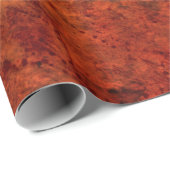 Textur Burnt Orange Braun Vintag antike  Geschenkpapier (Rolleneckpunkt)