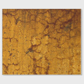 Textur Burnt Orange Vintage rustikale Decoupage Geschenkpapier (Flach)