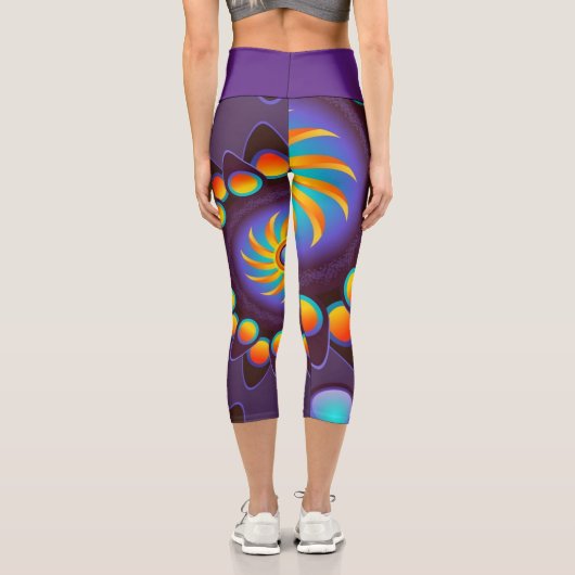 Textur Capri Leggings (Rückseite)