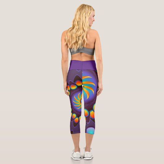 Textur Capri Leggings (Rückseite)