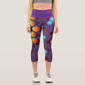 Textur Capri Leggings (Vorderseite)
