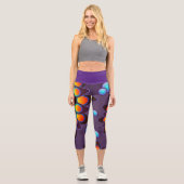 Textur Capri Leggings (Vorderseite)