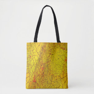 Textur der alten gelben Farbe crackedabstract,alte Tasche
