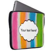 Textur der Aquarellfarben Laptopschutzhülle (Vorne Rechts)