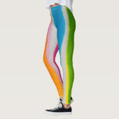 Textur der Aquarellfarben Leggings (Links)