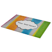 Textur der Aquarellfarben Schneidebrett (Ecke)