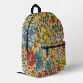 Textur der Blume Bedruckter Rucksack