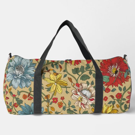 Textur der Blume Duffle Bag (Vorderseite)
