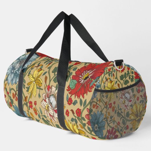 Textur der Blume Duffle Bag (Rechte Ecke)