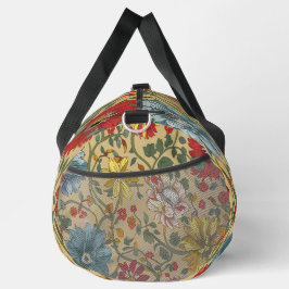Textur der Blume Duffle Bag