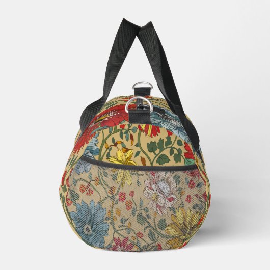 Textur der Blume Duffle Bag (Rechts)