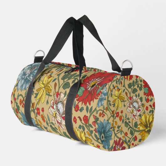 Textur der Blume Duffle Bag (Linke Seite)