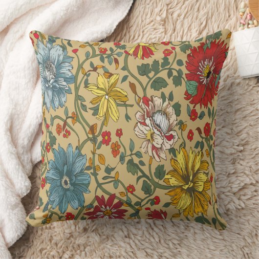 Textur der Blume Kissen (Decke)