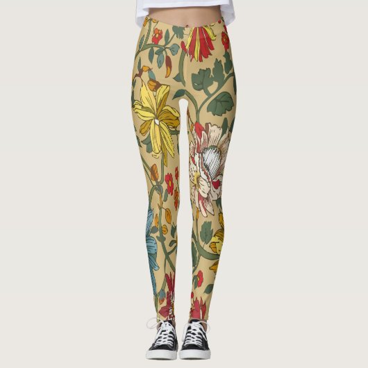 Textur der Blume Leggings (Vorderseite)