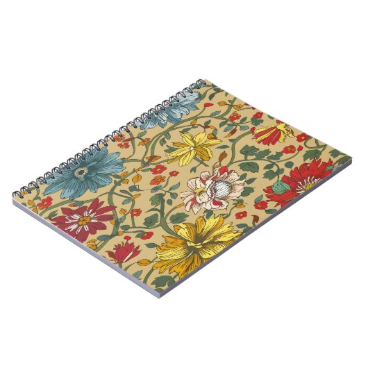 Textur der Blume Notizblock (Linke Seite)