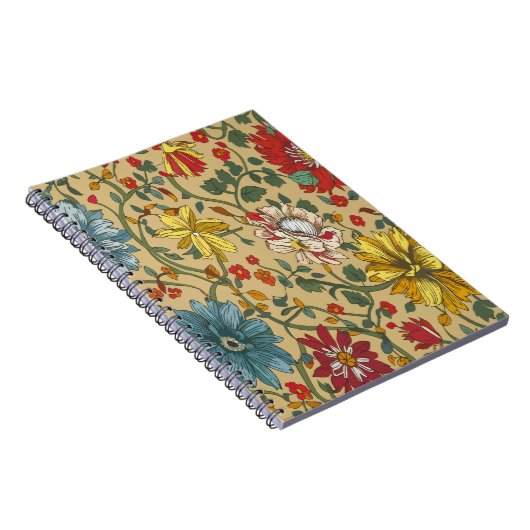 Textur der Blume Notizblock (Rechte Seite)