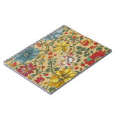 Textur der Blume Notizblock (Linke Seite)