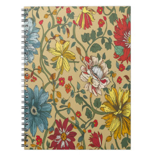 Textur der Blume Notizblock