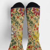 Textur der Blume Socken (Oben)