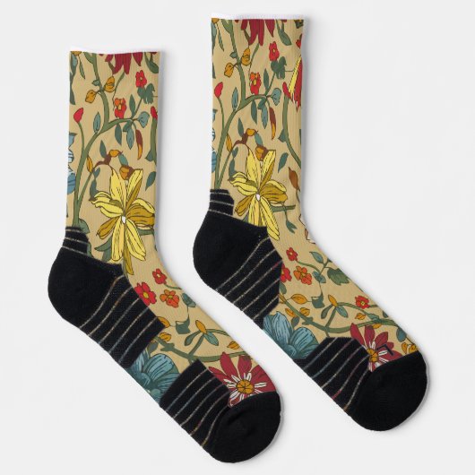 Textur der Blume Socken (Rechts)
